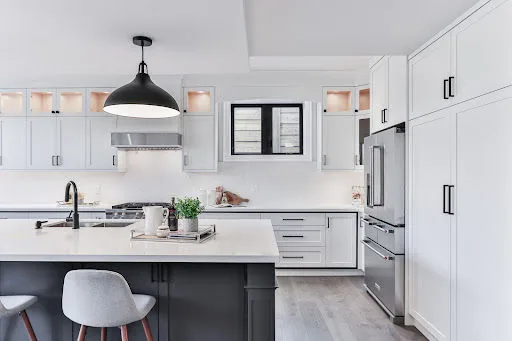 All white wall kitchen cabinets for your modular kitchen cupboard design - Beautiful Homes