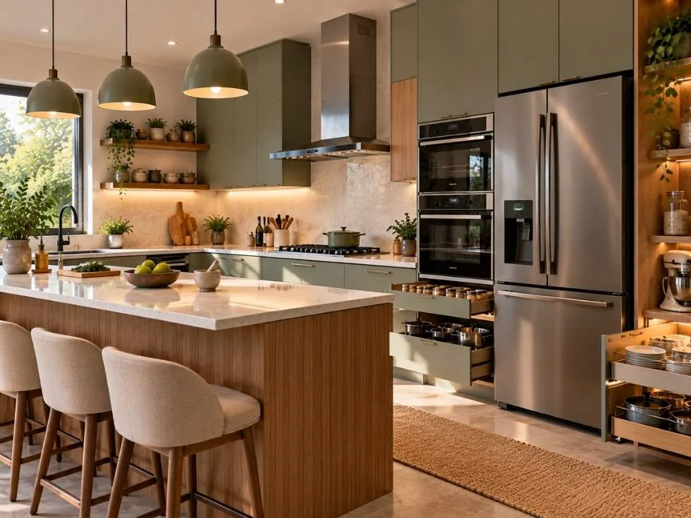 Contemporary modern open kitchen designs - Beautiful Homes
