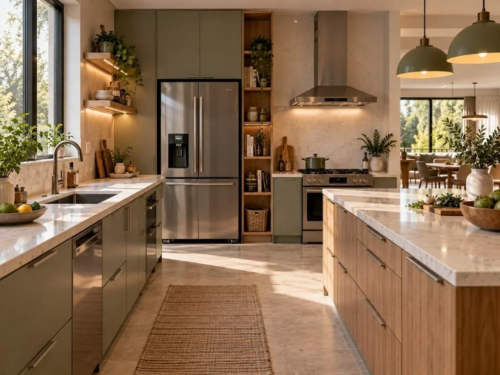 Contemporary modern open kitchen design styles - Beautiful Homes