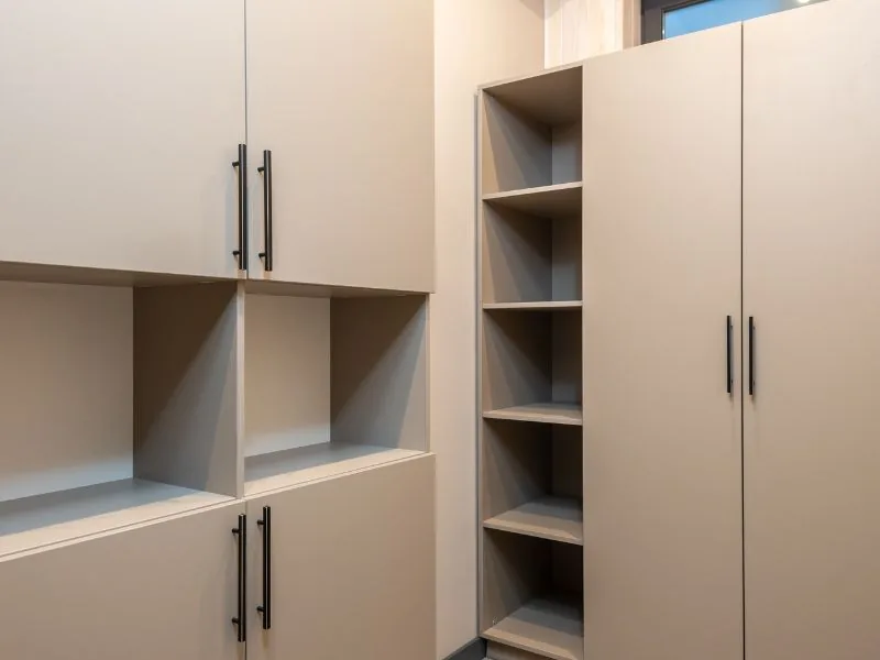Standard wardrobe size dimensions for the hinged or swing wardrobe design - Beautiful Homes
