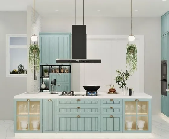 PVC Modular Kitchen Design