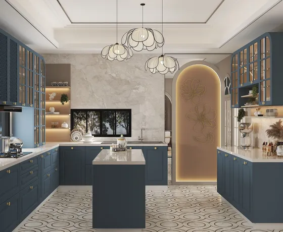 Semi-Modular Kitchen Design
