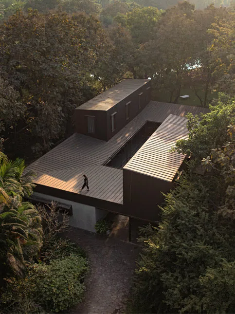 Restored Copper House II aerial view - Beautiful Homes